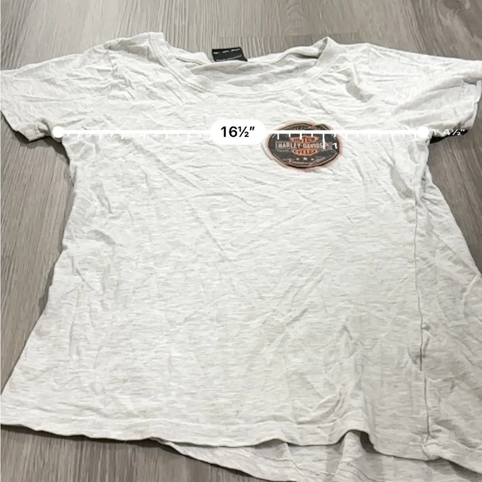 Harley Davidson Sturgis Route 12 Light Heather Gray Short Sleeve Shirt Size‎ M Size M - Image 8