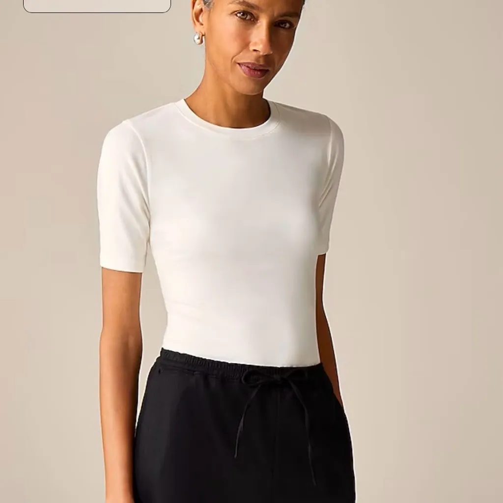 J. Crew Elbow Sleeve Tee Shirt - Image 5