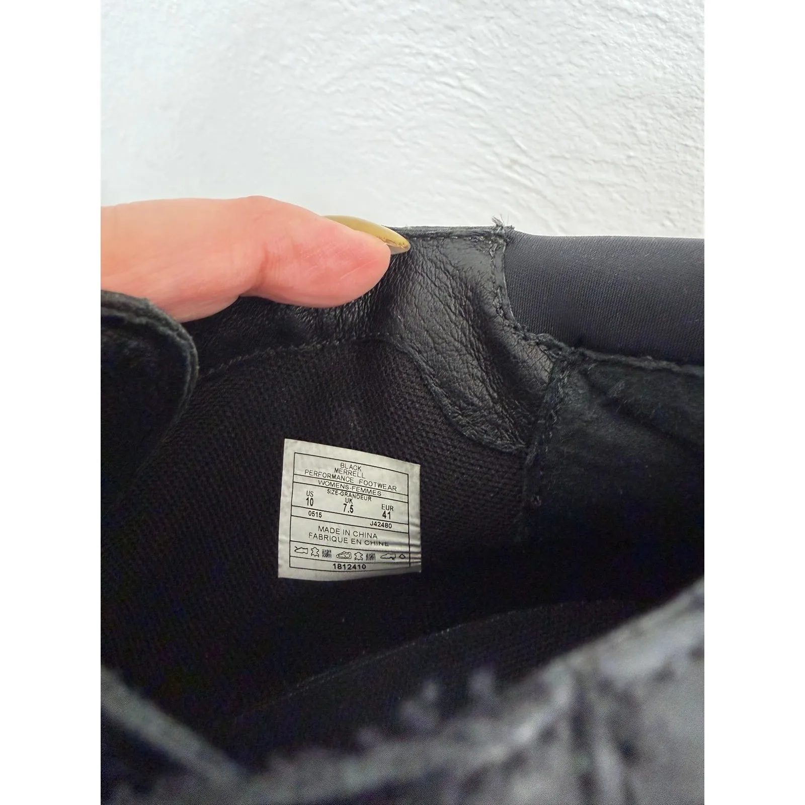 Merrell Veranda J42480 Black Leather Ankle‎ Boots Women US 10 - Image 6