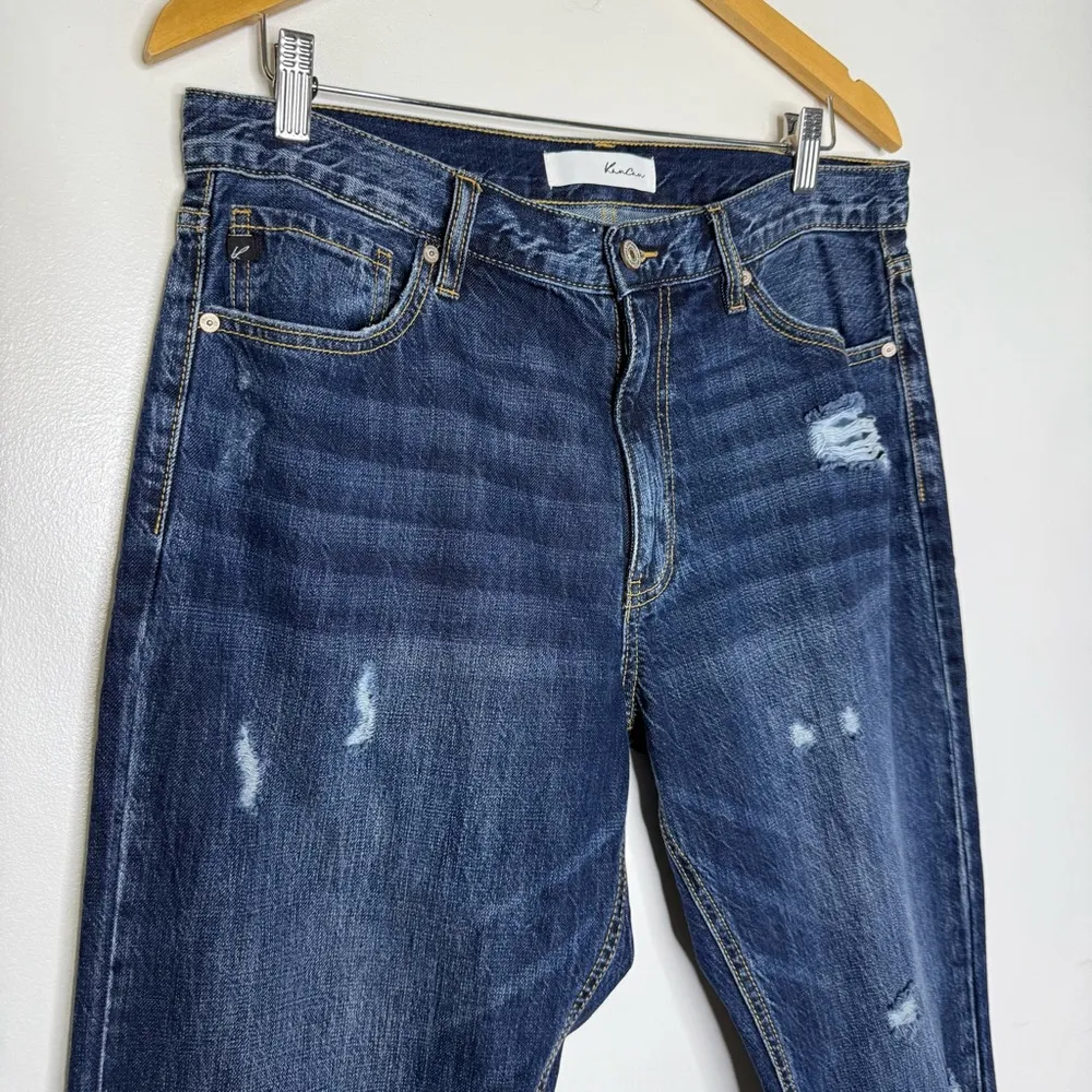 Kancan Trevie Ultra High Rise Straight Leg Jeans KC8642D Blue Size 11 / 29 - Image 5
