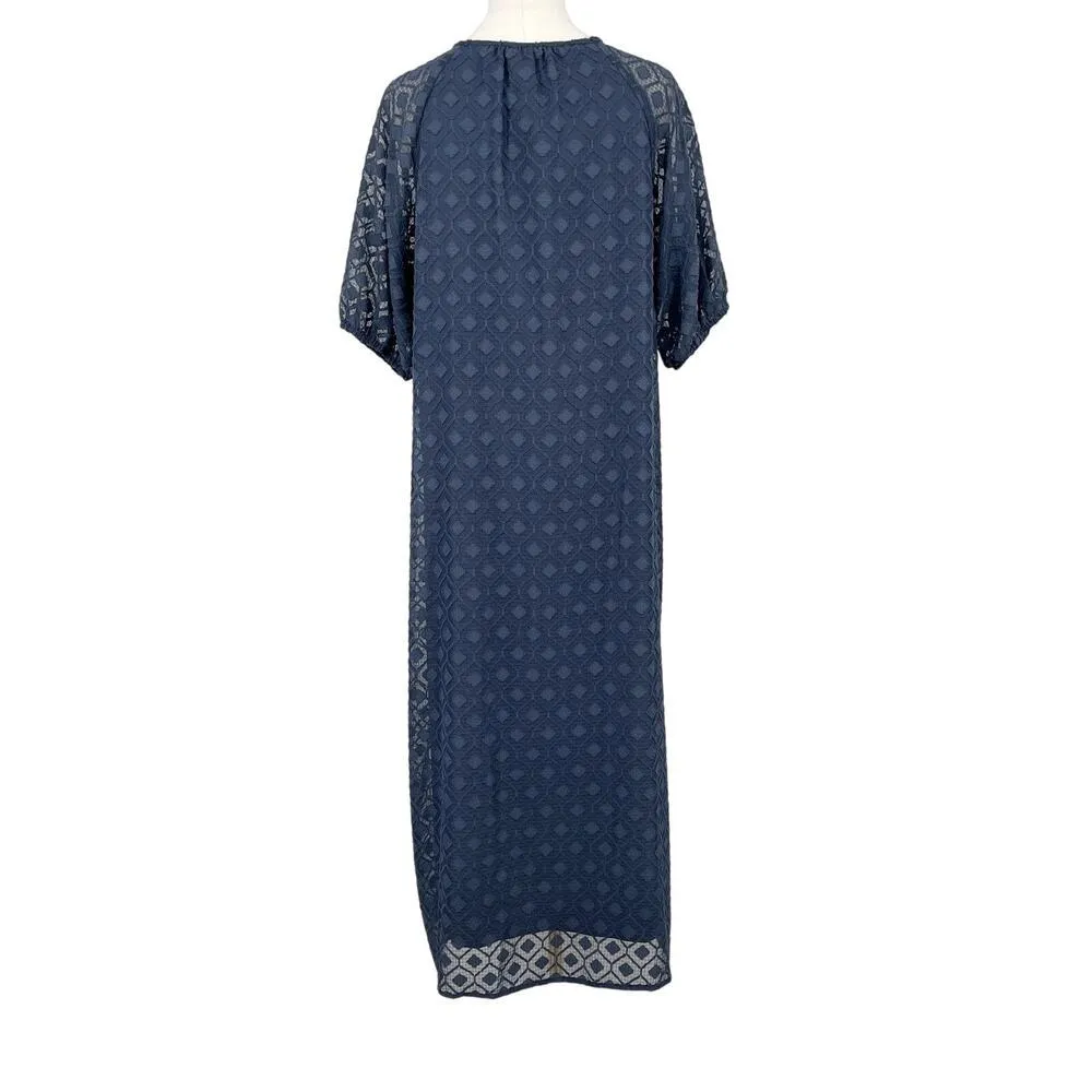 Bobeau Navy Maxi Dress Lightweight Summer Dress Size Large EUC - Image 3