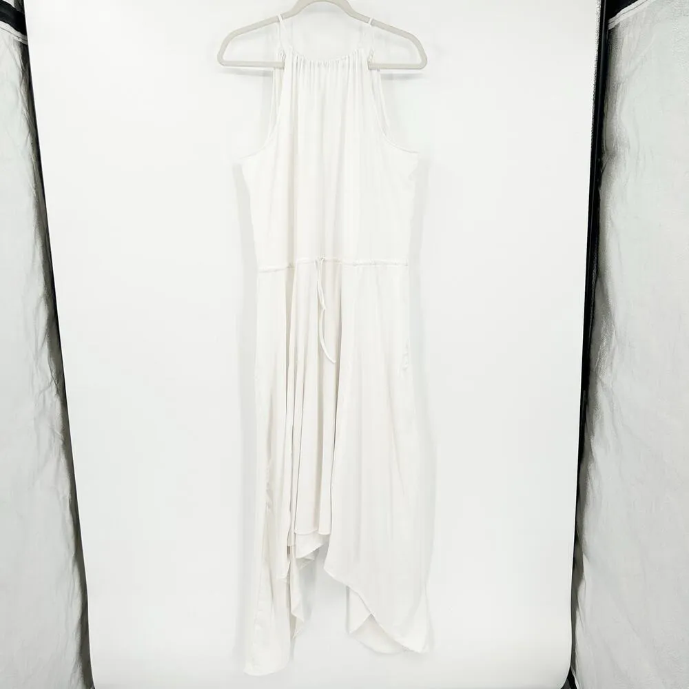 NWT PILYQ Women Bridal Resortwear Water Lilly Hampton Handkerchief Hem Dress M/L - Image 2