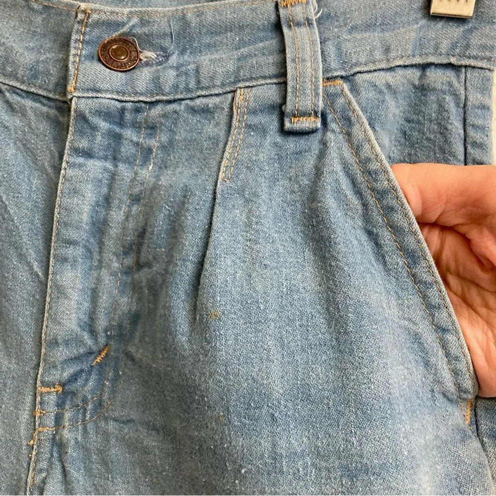 Vintage 60s-70s 781 Orange Tab Wide leg Hippie Flare Levi’s jeans Rare style 25 - Image 5