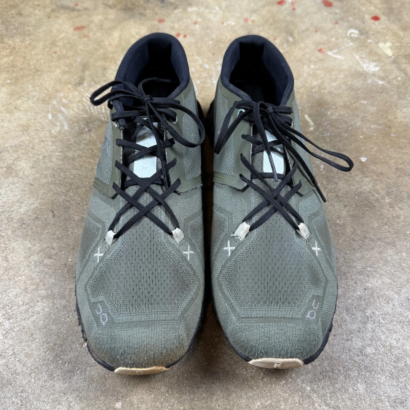 On Running Cloud X 3 Women's‎ 9 (Men's 8) Military Green Black Running Shoes - Image 2