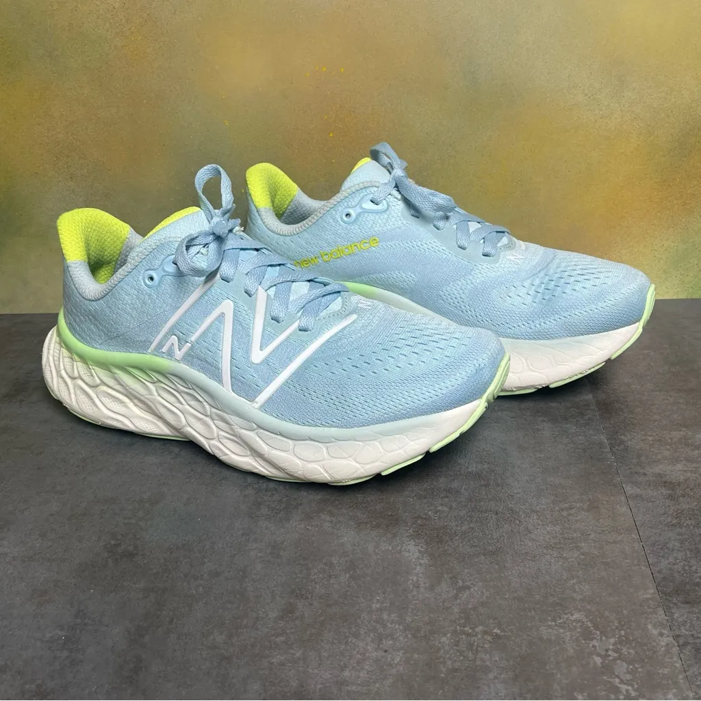 New Balance Fresh Foam X More V4 Blue Women's Running Shoes Size 10.5B - Image 2