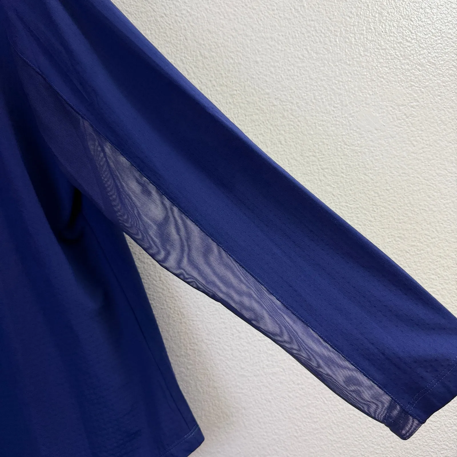 Ibkul Womens Long Sleeve Sun Shirt Womens XL Blue 1/4 Zip Golf Outdoor Hiking UV - Image 5