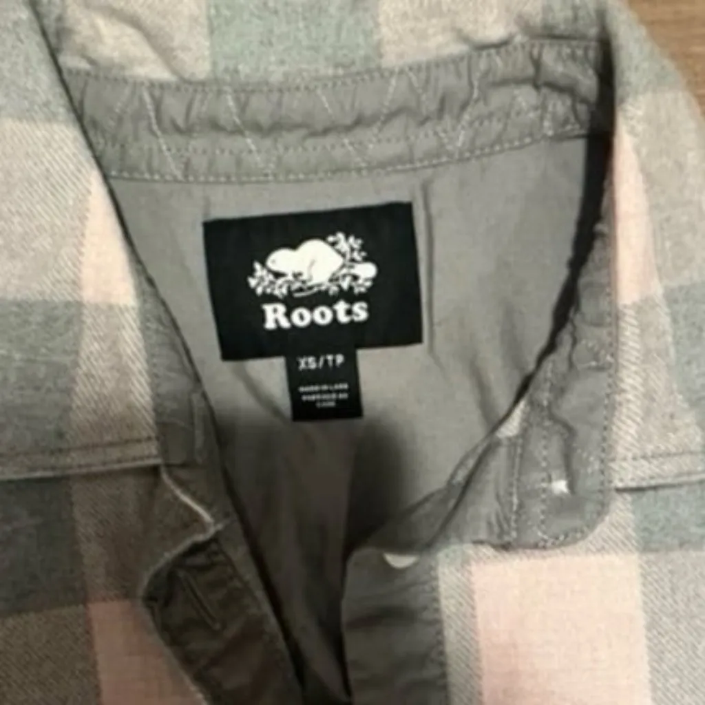 Roots  Plaid Flannel Button Down - Image 2