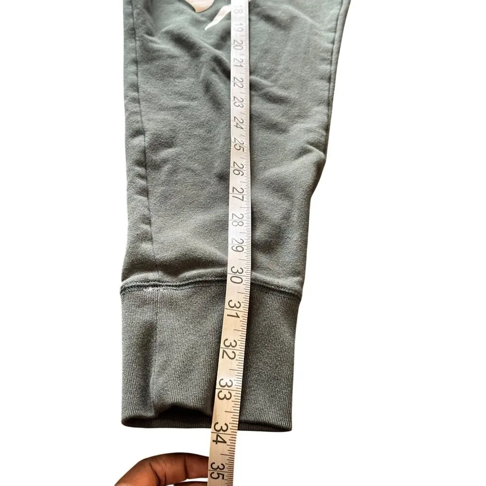 Victorias Secret Pink Womens Green Joggers With Lace - Image 8