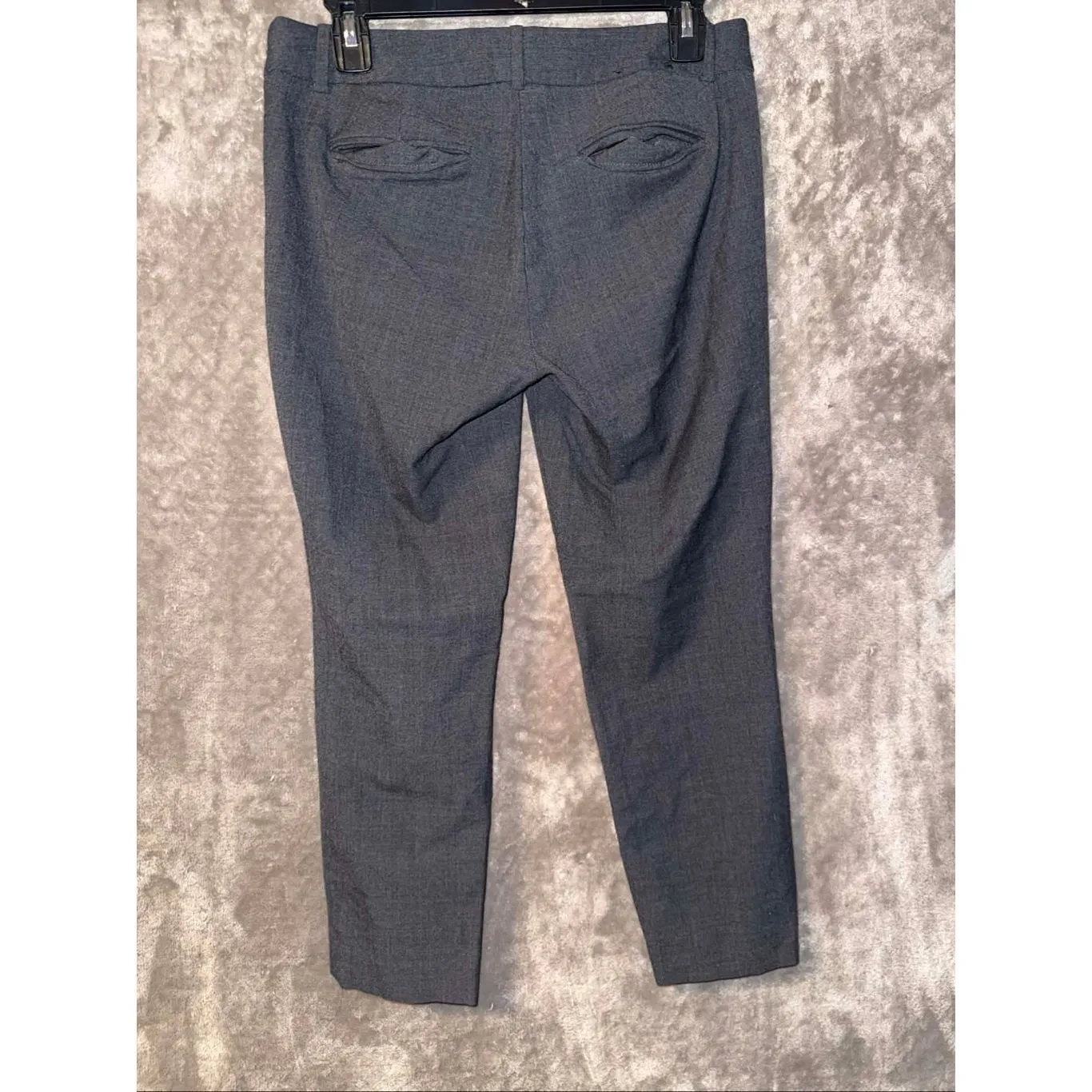 J. Crew City Fit Stretch Wool Blend Cropped Trousers Women’s Size 4 – Gray Dress - Image 2