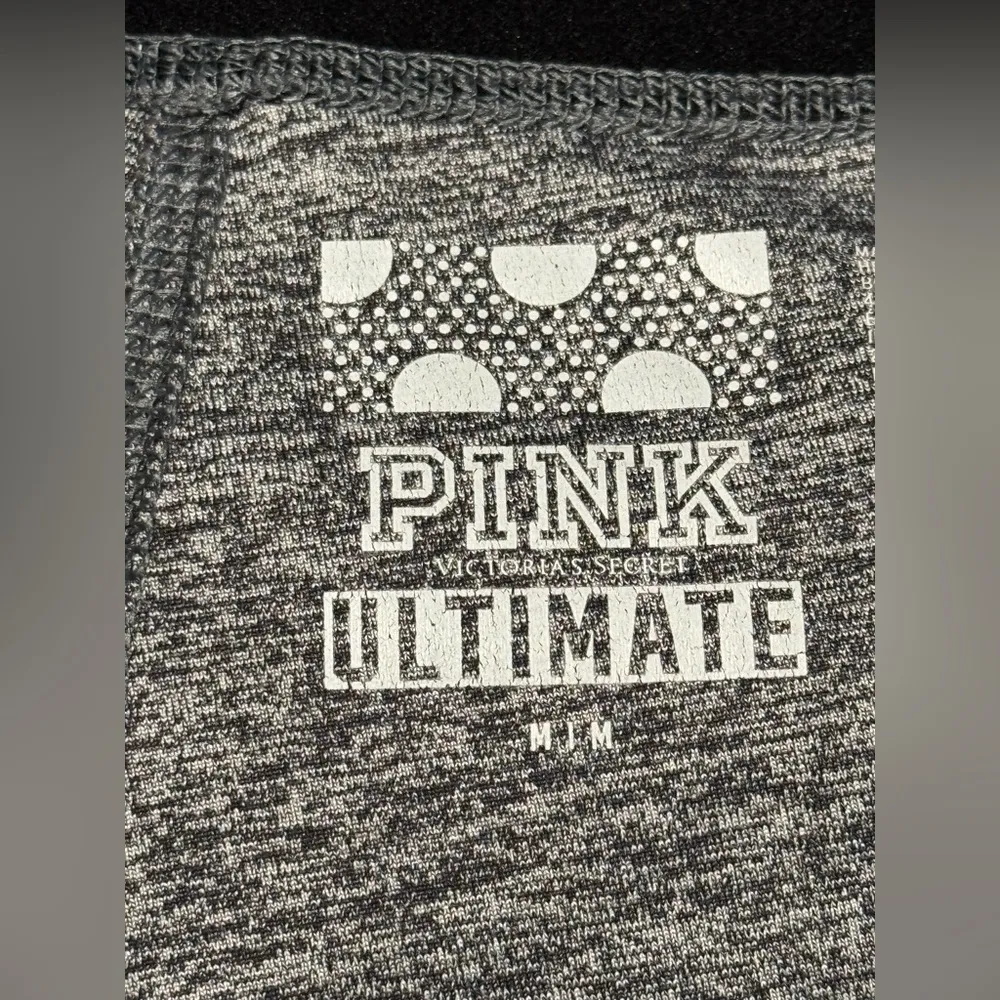 EUC Pink Victoria’s Secret Gray and Burgundy Ultimate Leggings size medium - Image 13