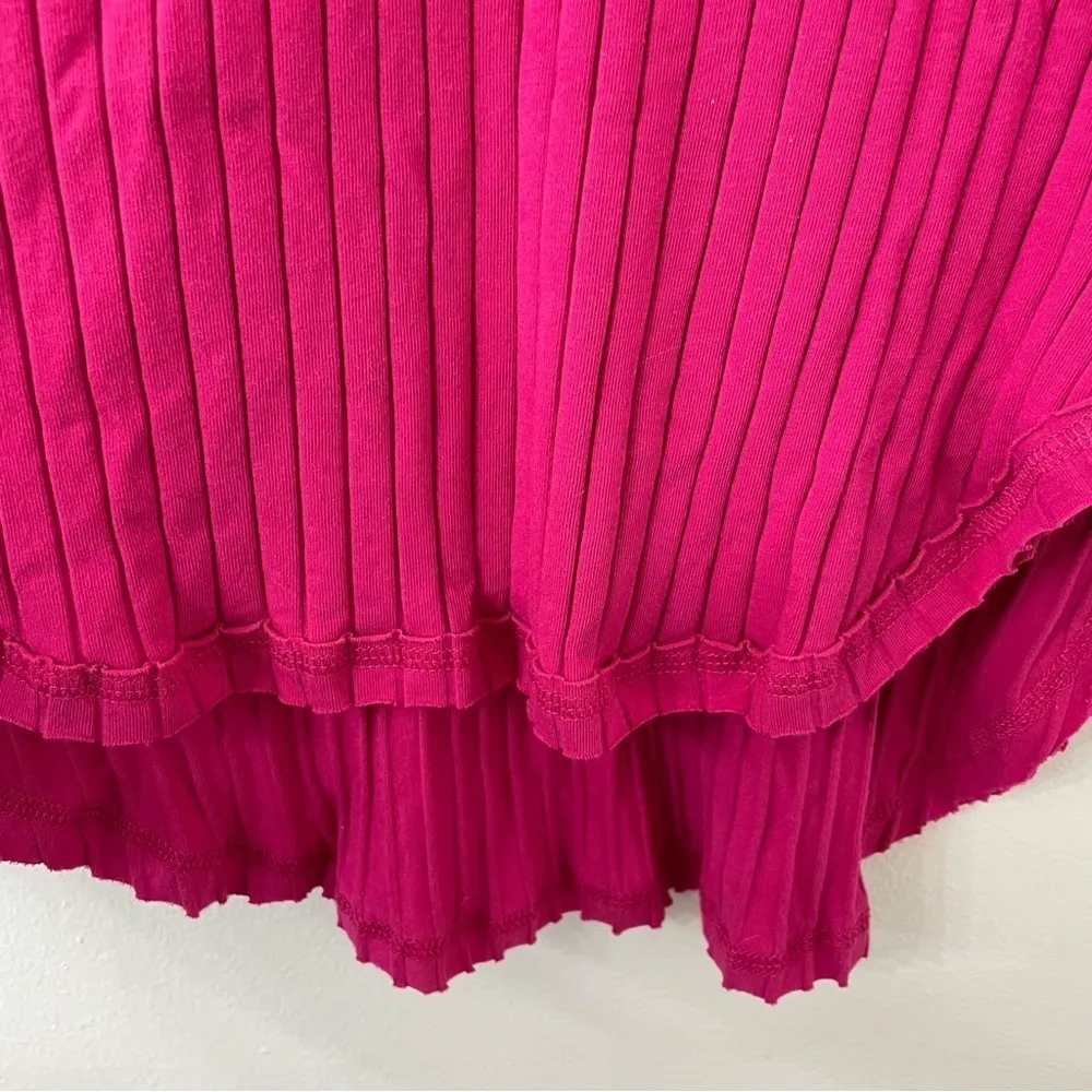 {XS} Free People Movement Bella Layer magenta pink ribbed long sleeve - Image 8