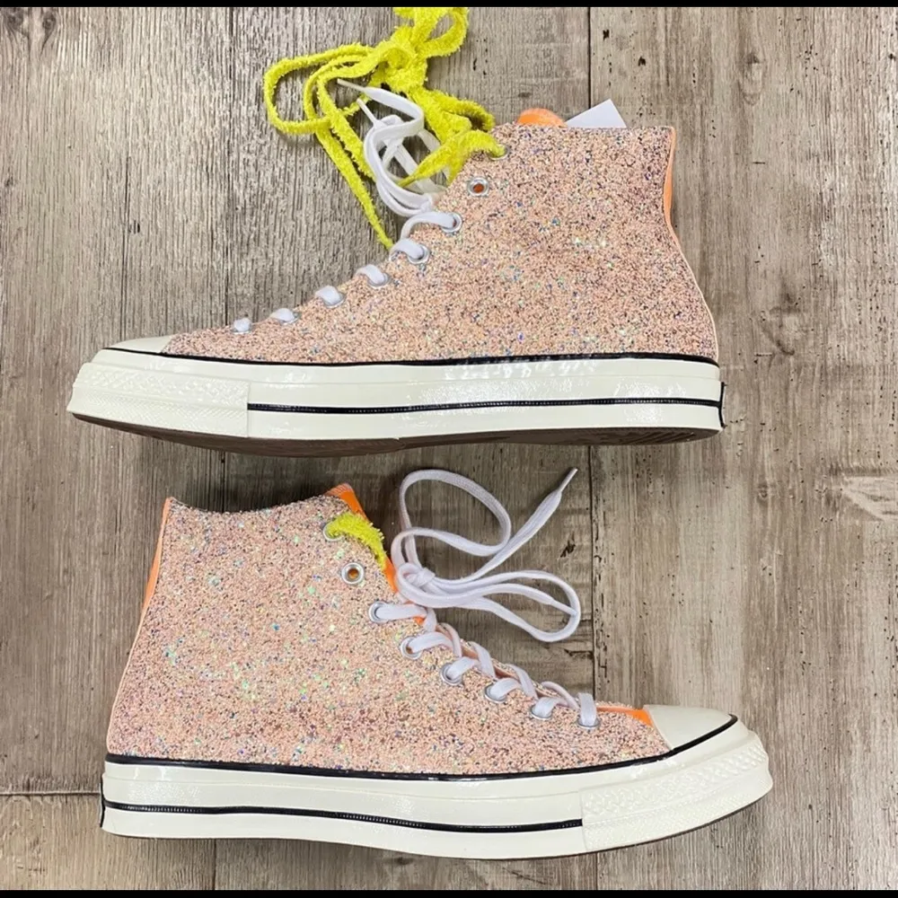 Converse  X J.W. Anderson Glitter Hightop Shoes - Image 3