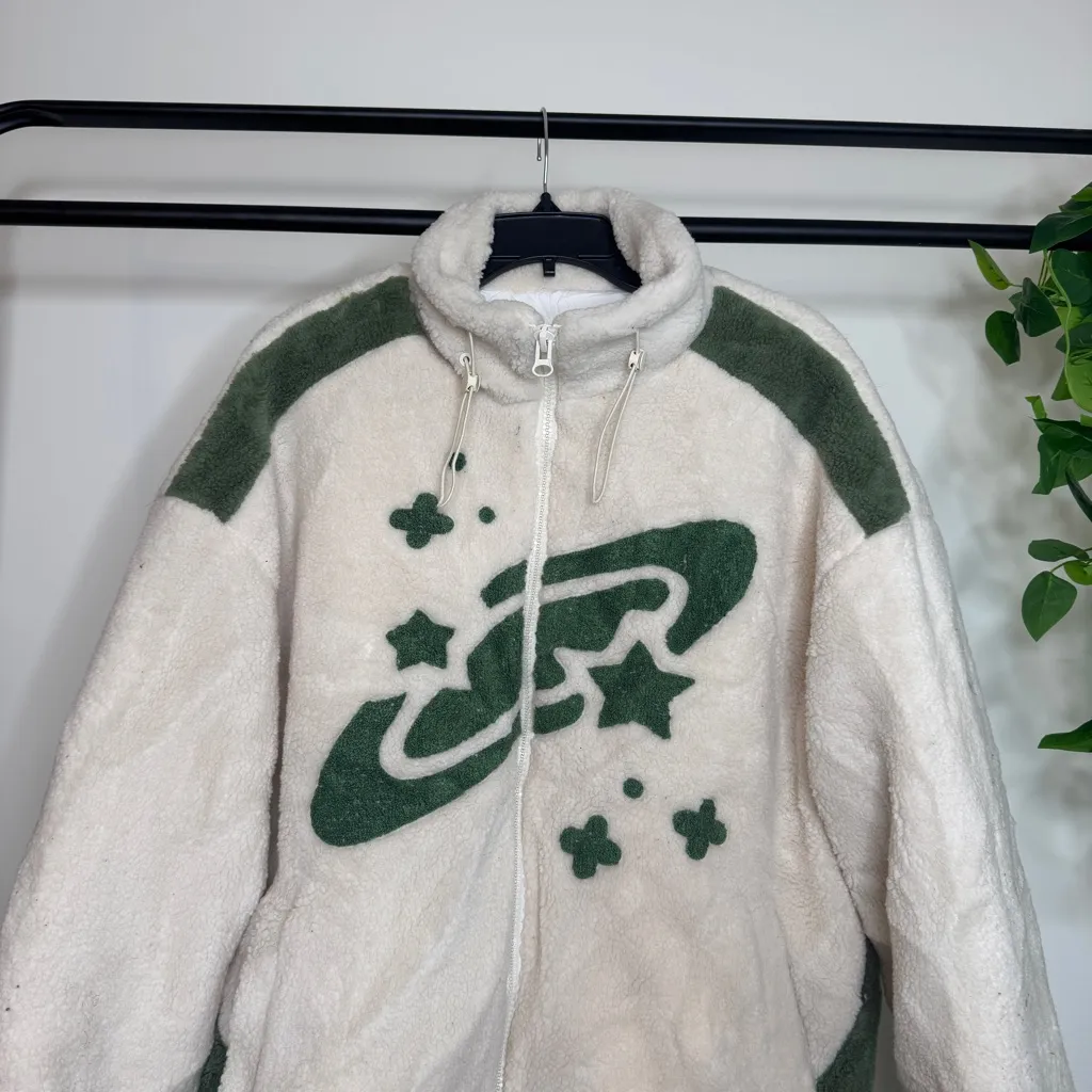 Aelfric Eden Star Sky Sherpa Coat Jacket size L Large - Image 6