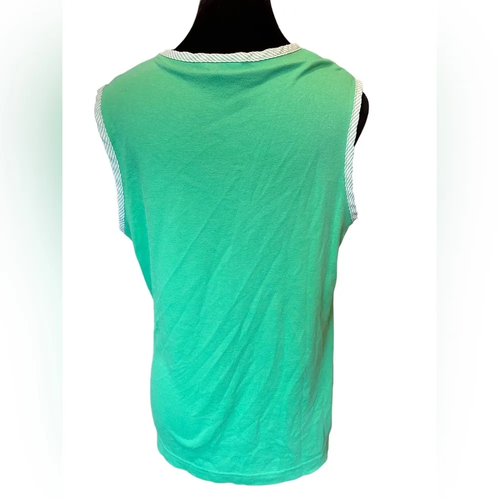 BonWorth Y2K Embroidered Hippie Cottagecore Whimsical Floral Seersucker Shirt - Image 6