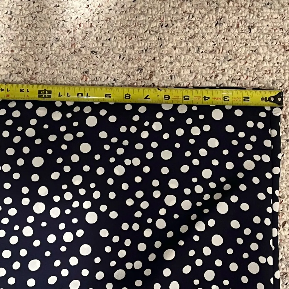 Karl Lagerfeld Paris jumpsuit woman’s 16 , black sleeveless polka-dot crop pant - Image 10