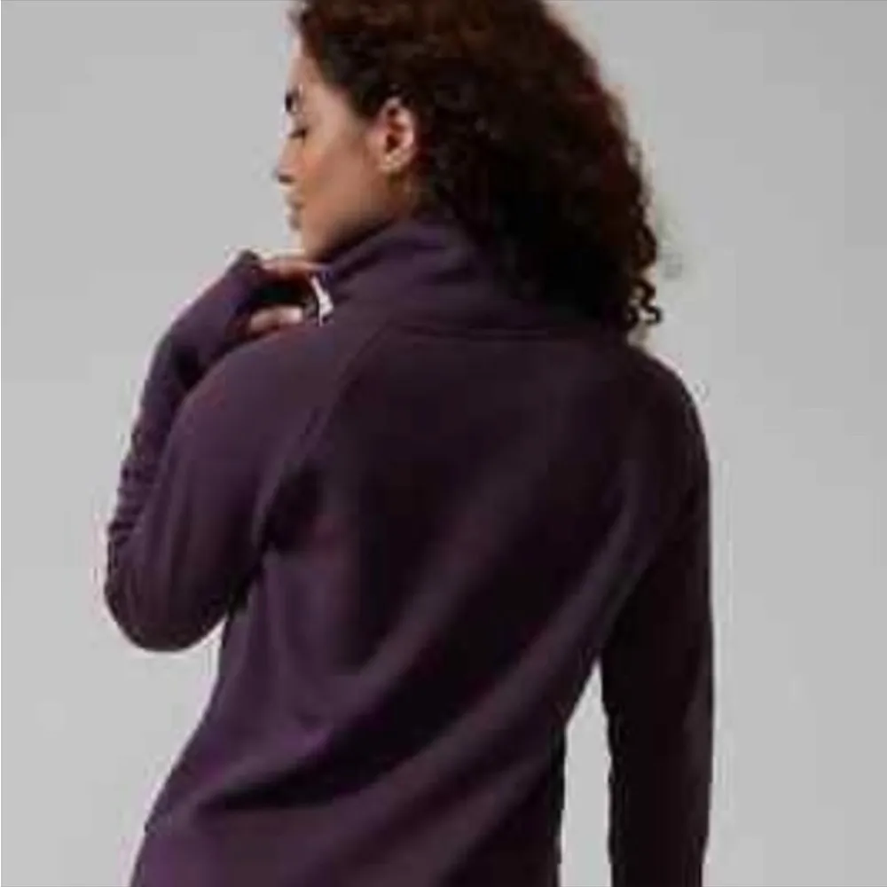 Athleta Cozy Karma Asym Pullover Sweatshirt Purple Plus Size Nwot - Image 3
