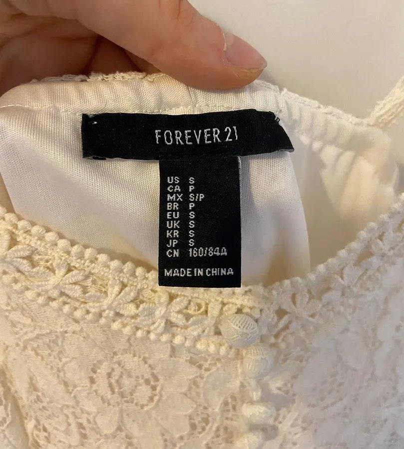 Forever 21 White Lace Dress - Image 6