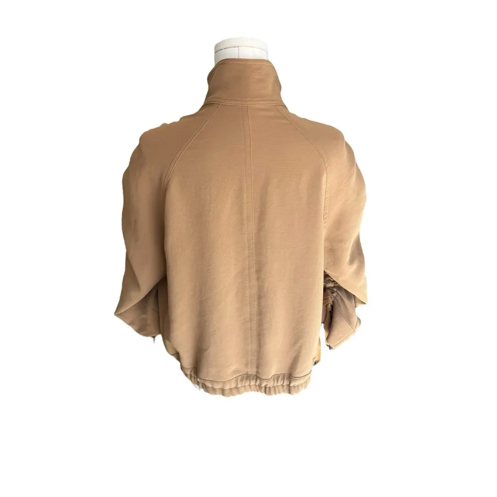 VERONICA BEARD - Paros Drawstring Jacket Women's Tan Jacket Sz S - Image 6
