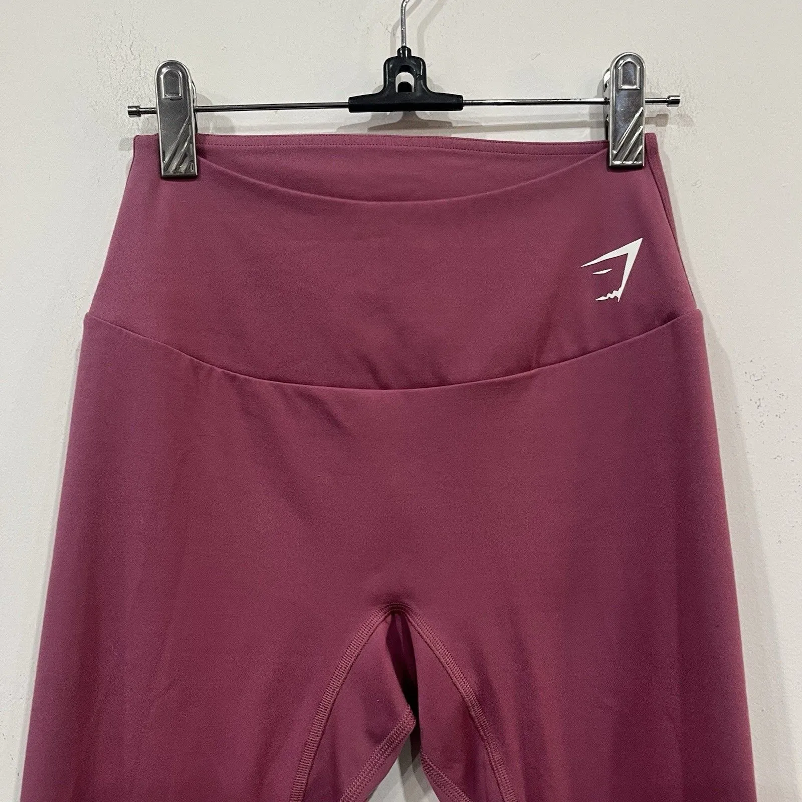 Pink Purple Cropped Gymshark Leggings Size Small Activewear Athletic - Image 2