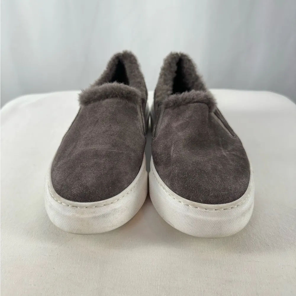 M. Gemini The Cerchio Shearling Slip On Shoes in Gray Size 7.5 or 37 1/2 - Image 4