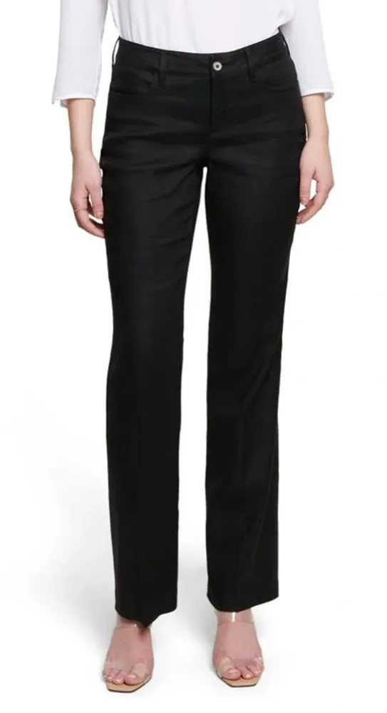 NWT NYDJ Curves 360 Wide Leg Linen Blend Pants Plus Size 28 Trouser - Image 1