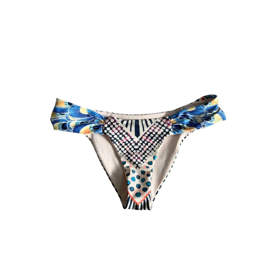 MARA HOFFMAN Multicolor Printed Bikini Swim Bottom Size Small - Image 6