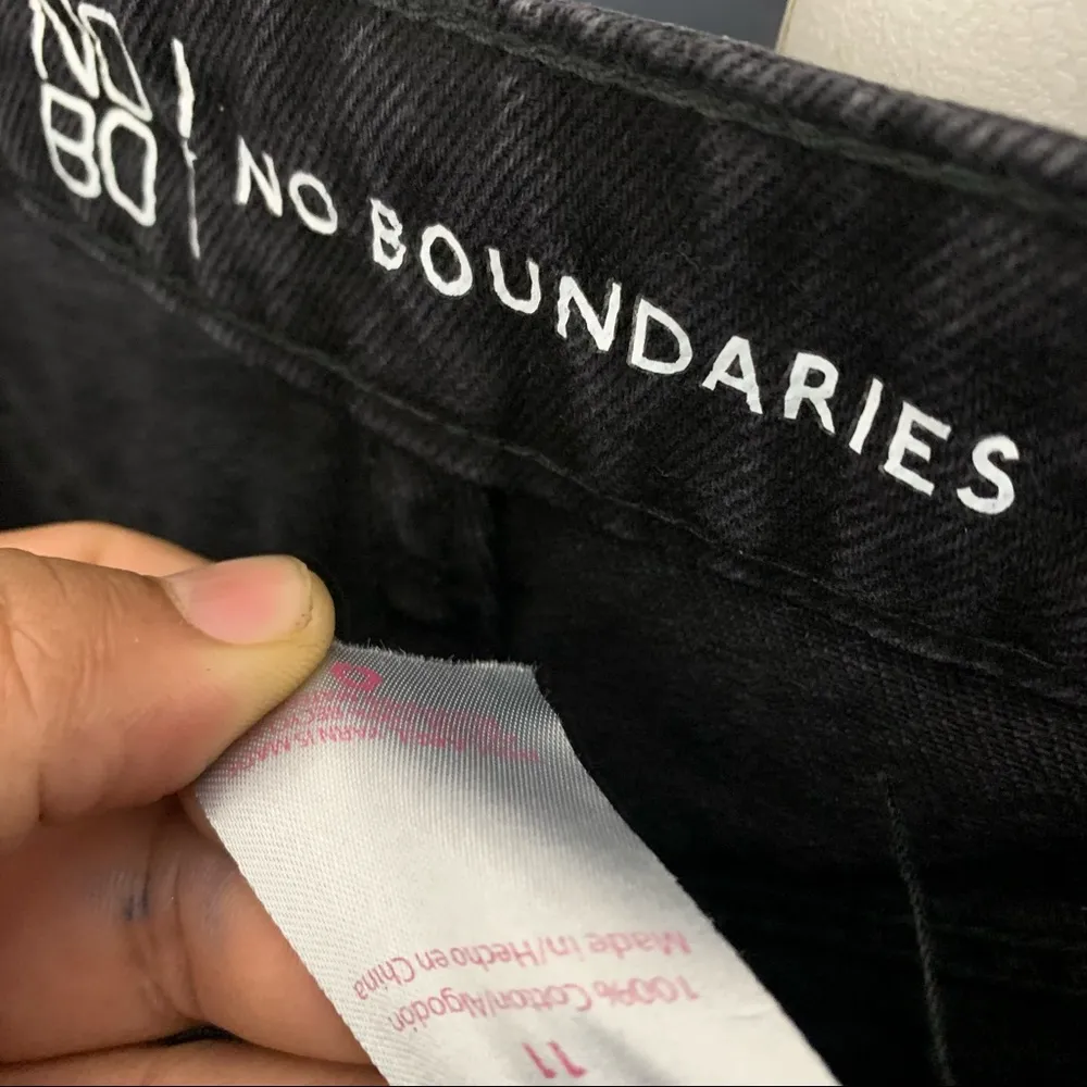 NOBO high rise waist straight relaxed fit distressed jeans junior’s Size 11 - Image 8