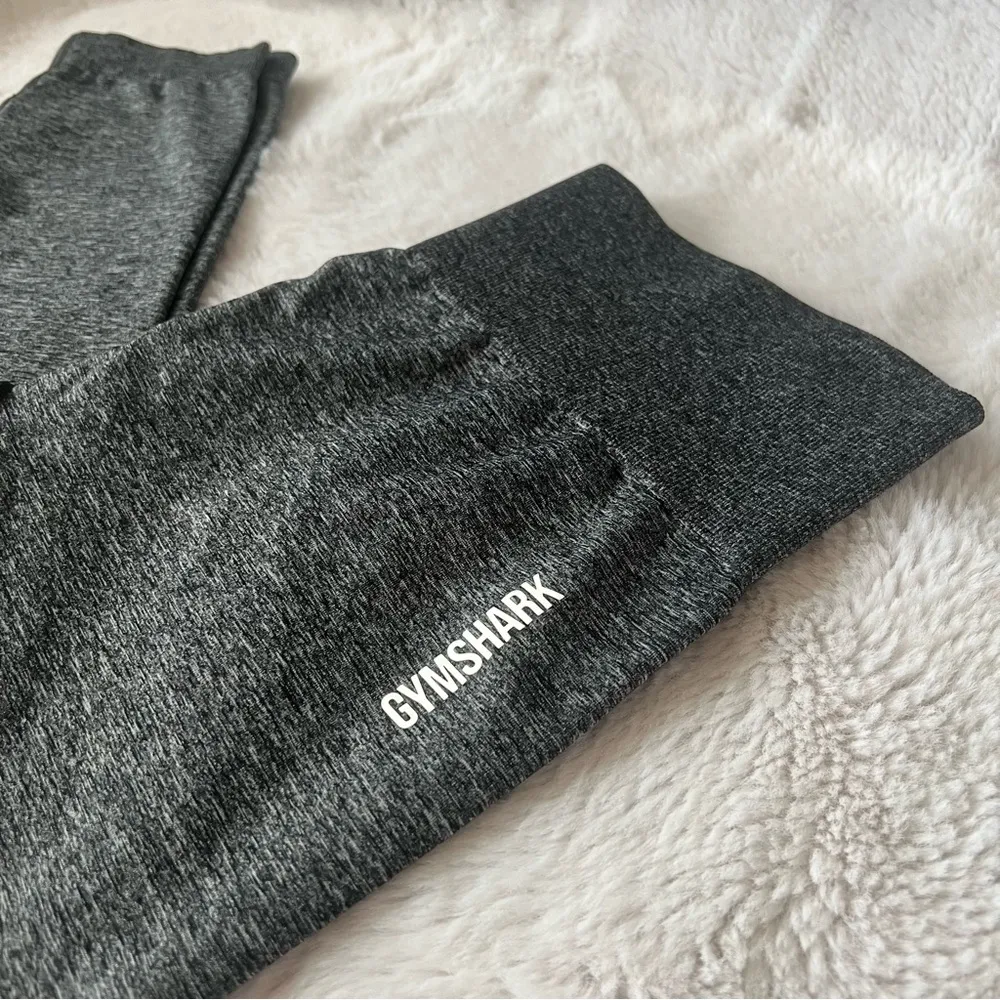 Gymshark Adapt Gray Marl Leggings - Image 2