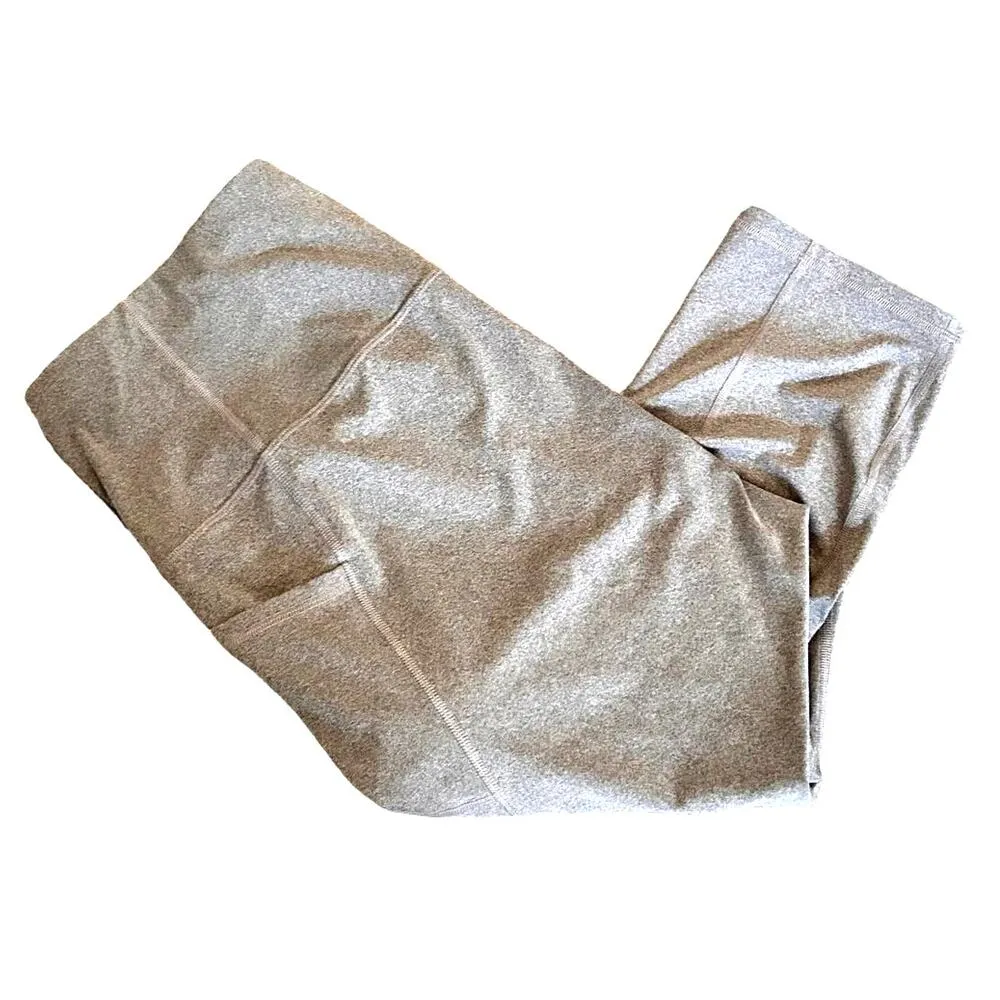 All In Motion Sculpted Streamline High Rise Cropped Grey Leggings Size 2X - Image 5