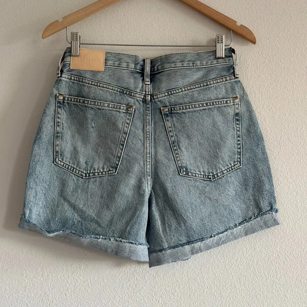 Everlane The Cheeky Short in Light Indigo, Size 27 - Image 9