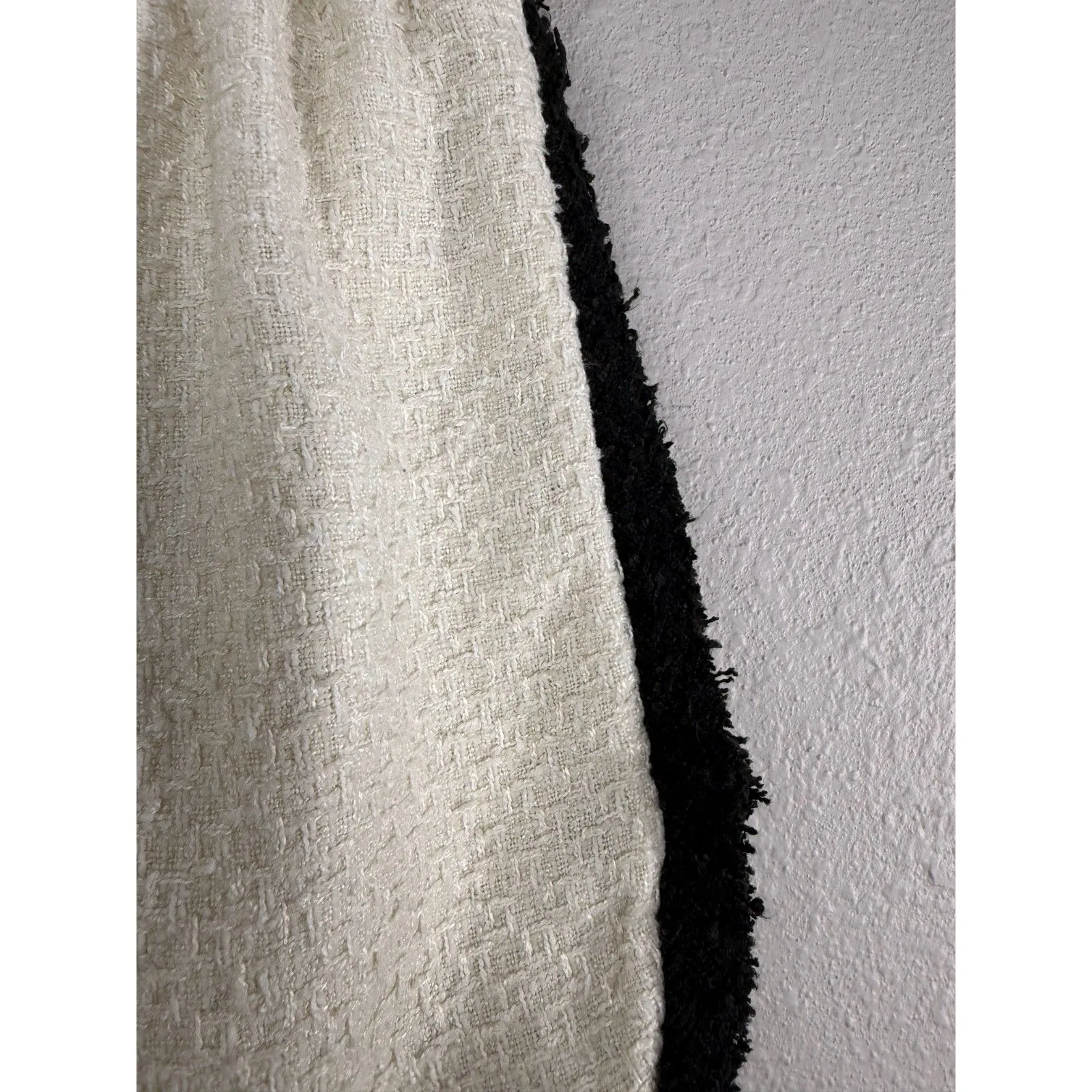 NWT Lalavon Womens Tweed Knit Jennifer Shorts Sz S Preppy Academia French Girl White - Image 2