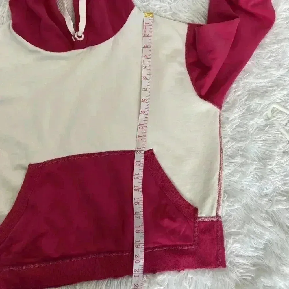 Rag & Bone Womens Multicolor Color Block Shrunken Hoody Sweater Size Sp - Image 11