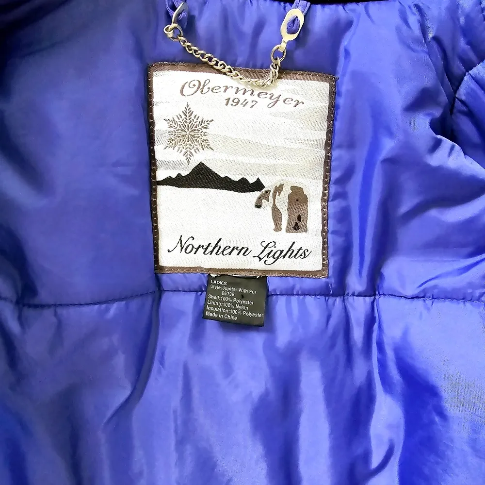 OBERMEYER 1047 Northern Light Coat VTG Parka ski Jacket size 6 - Image 10