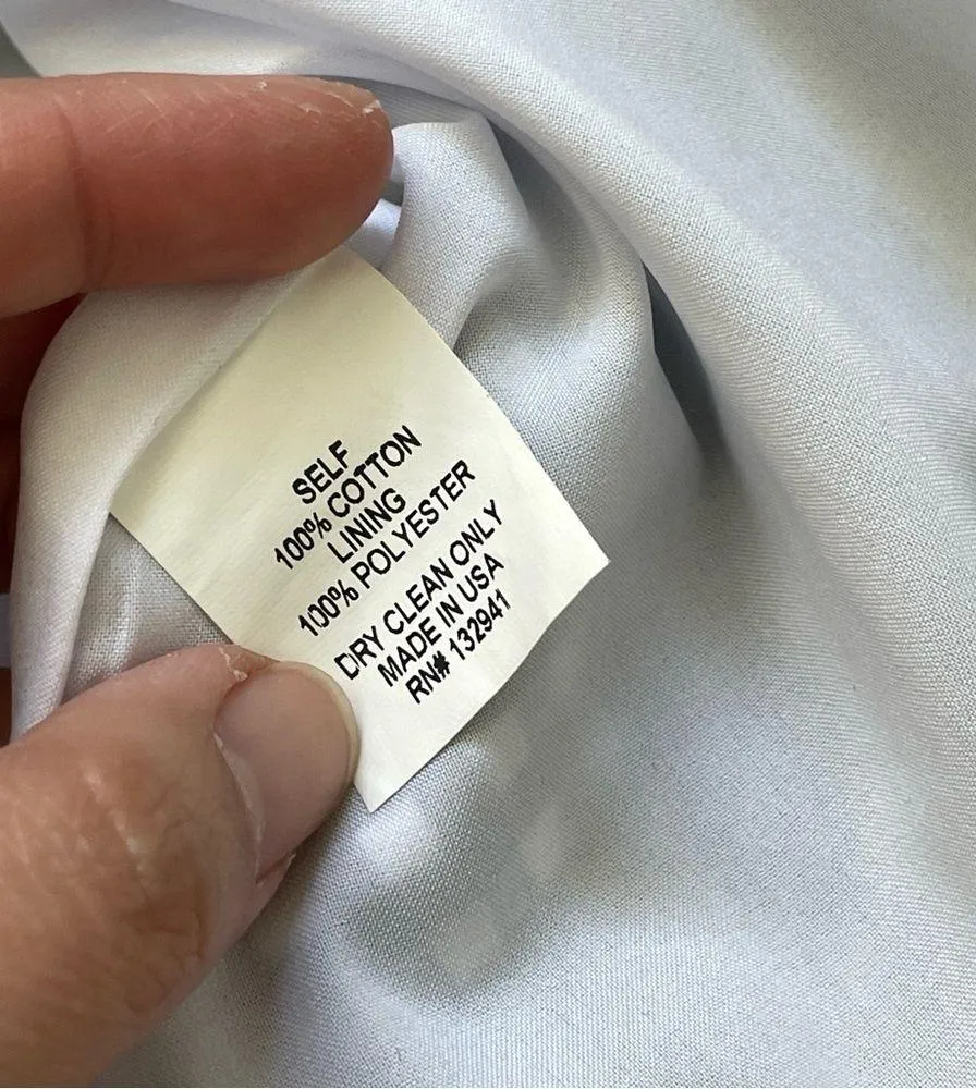 Amanda Uprichard Dress marise gingham ruffle mini Blue (medium) party date night - Image 7