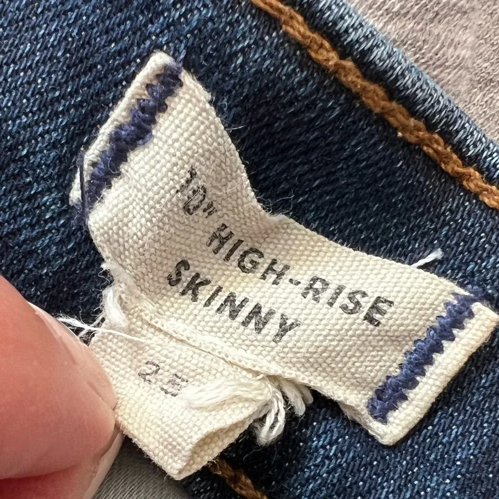 MADEWELL 10” High-Rise Skinny‎ Jeans in Danny Wash: Tencel Denim Edition size 25 - Image 8