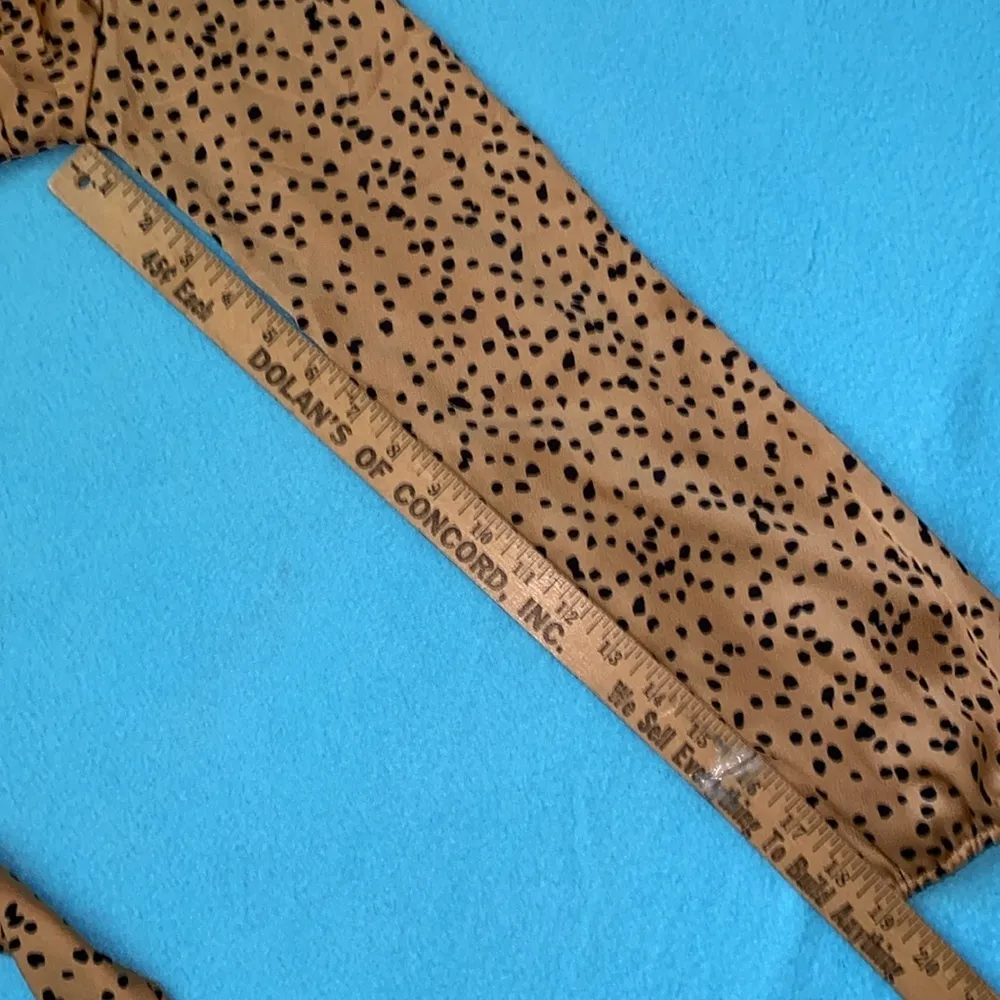 CLUB L LONDON ruffled wrap long sleeve blouse elastic at wrists size S Black - Image 9