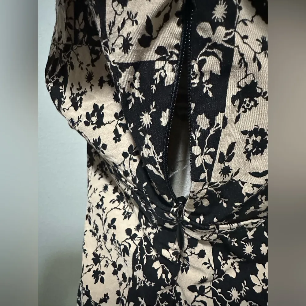 New without tags. Women’s ruffled puff-sleeve dress by ANTHOPOLOGIE size 8 - Image 7