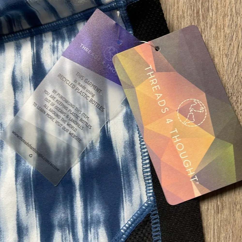 Threads 4 Thought Cropped Tie Dye Leggings Size Small - Image 4