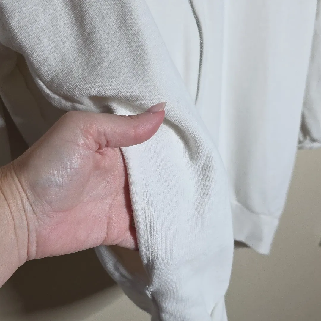 5Preview Zip Up Hoodie Small White Spring Summer 2008 Graphic Y2K Streetwear - Image 5