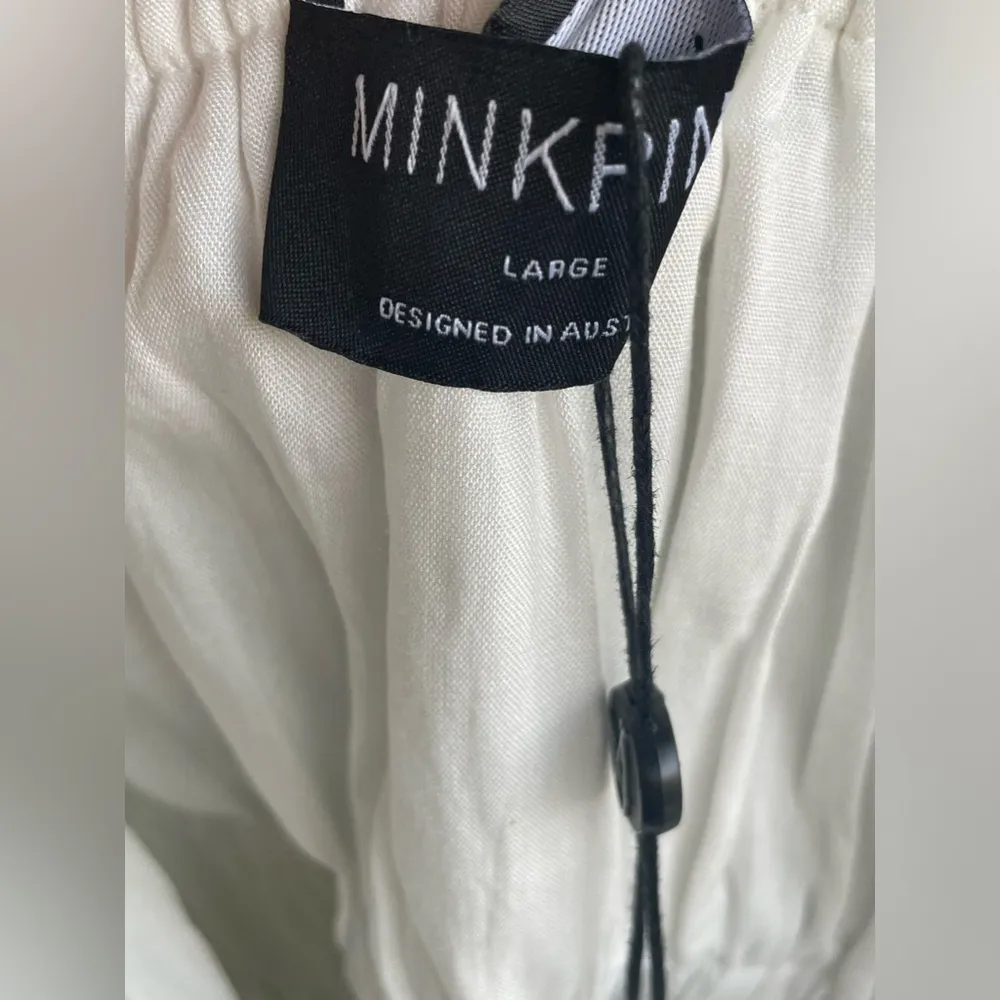 NWT- Revolve  WHITE NORAH TOP TIE FRONT | Sz Lg | Made in Australia - Image 7