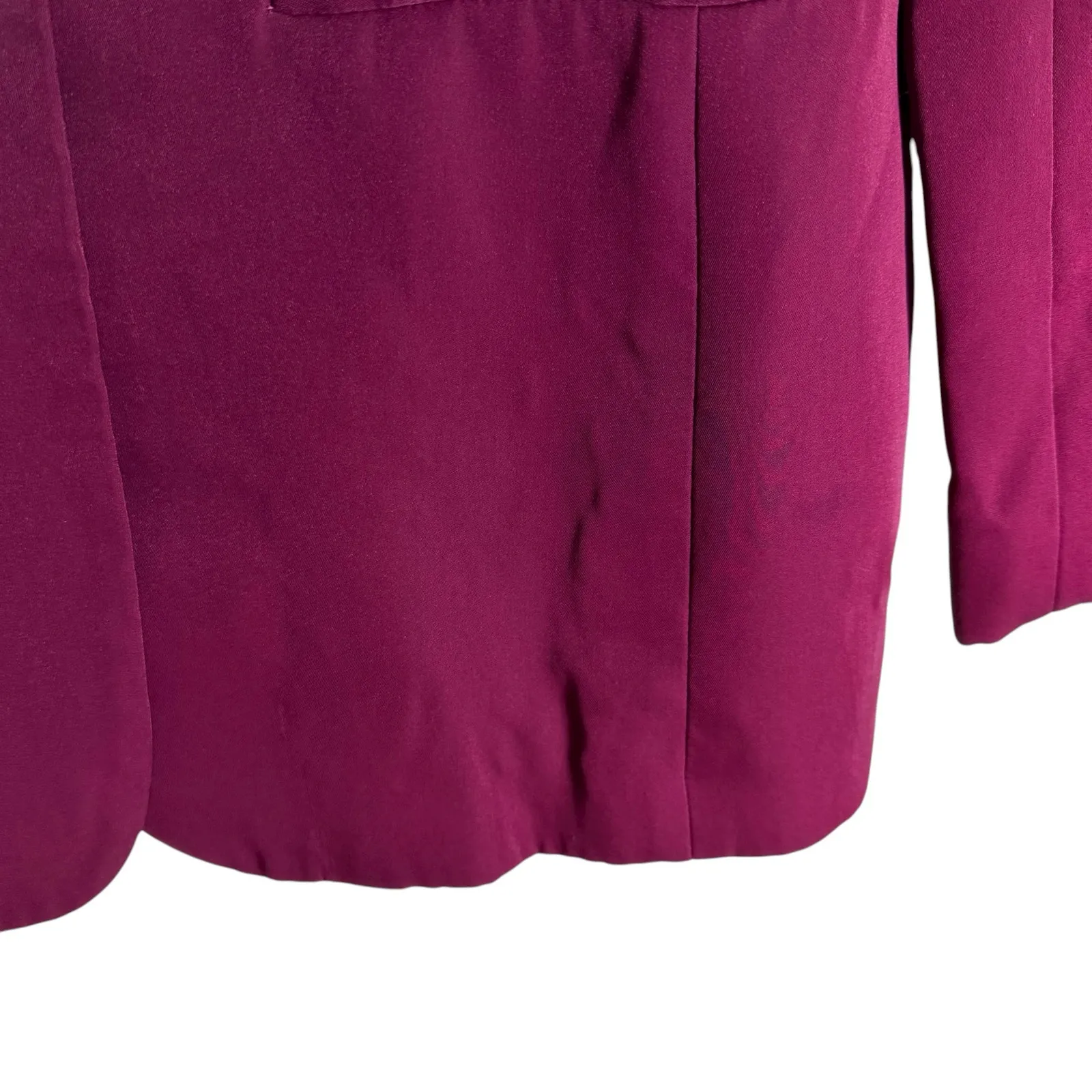 Endless Rose Jewel Purple One Button Career Office Preppy Blazer Jacket Size S - Image 8