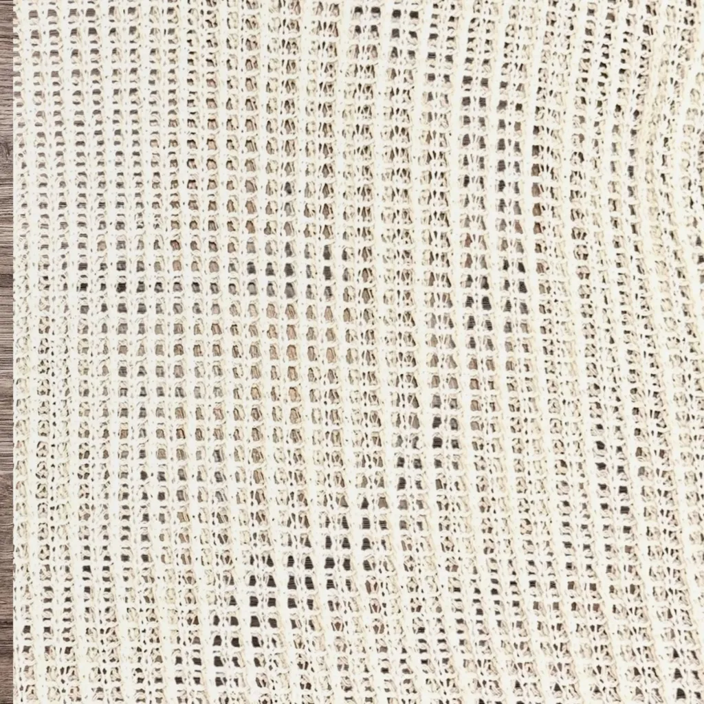 Joseph Ribkoff Open-Knit Mesh Pullover Sweater Ivory Size Small - Image 7