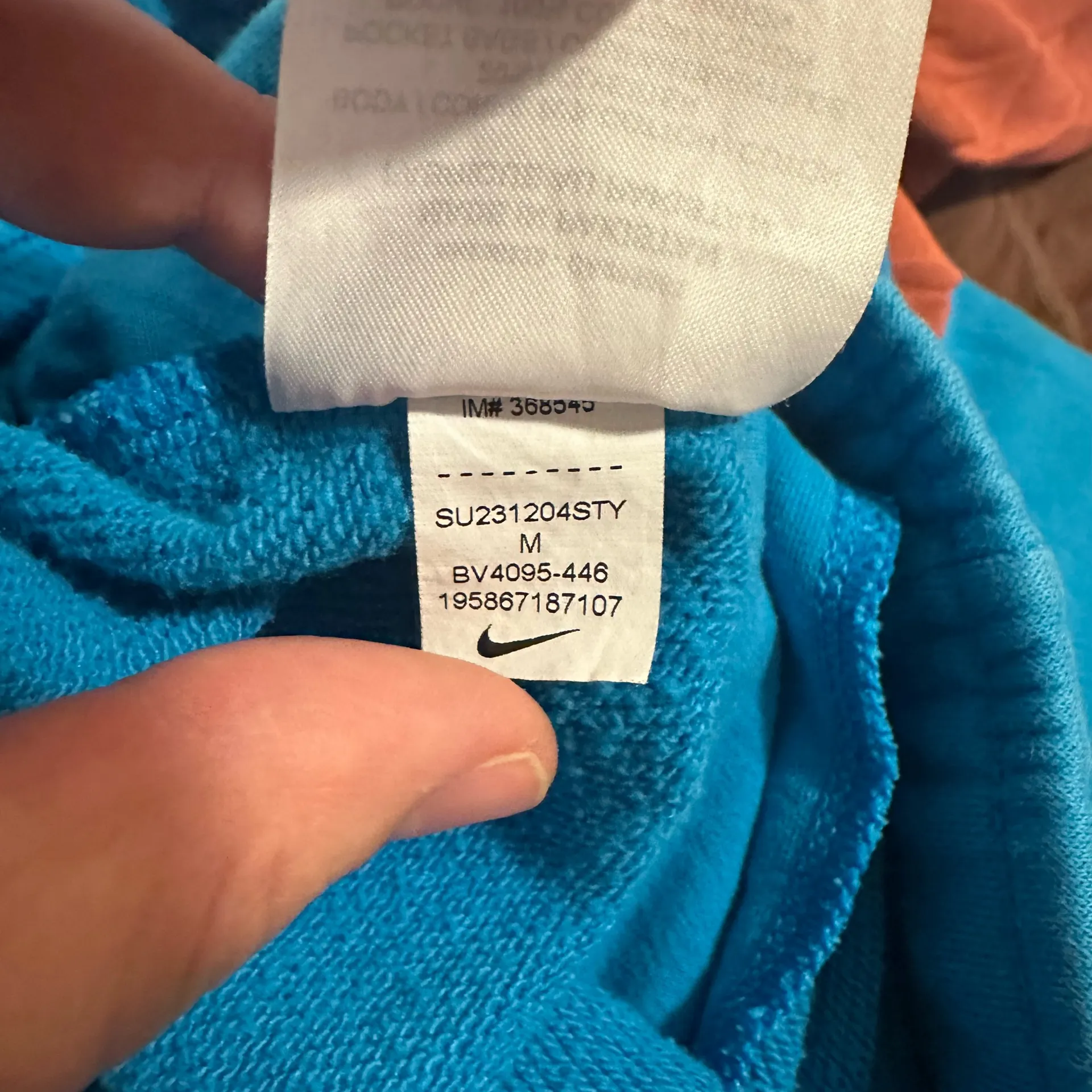 Nike Blue Sweatpants Fleece Joggers - Image 7