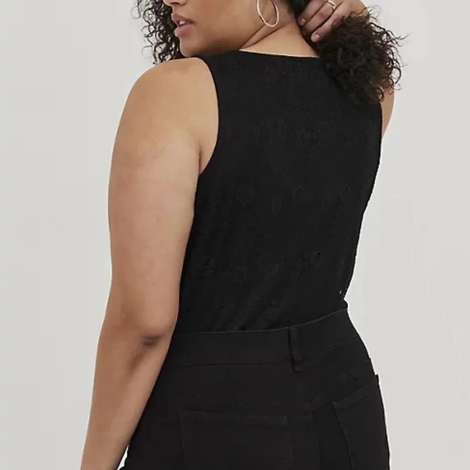 NWT Torrid Size‎ 4 Black Lace Bodysuit - Image 5