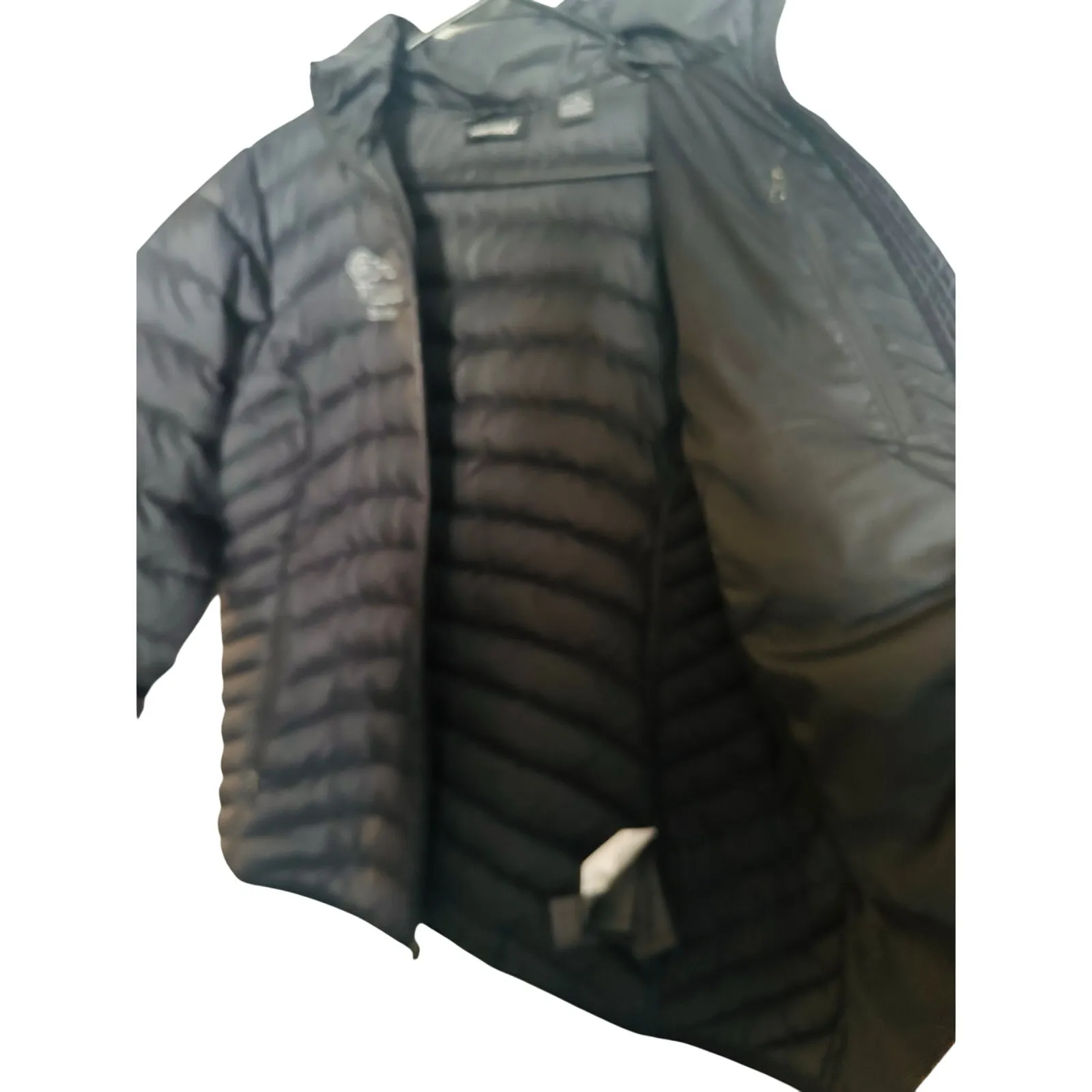 MARMOT Women’s Black 600 Fill Goose Down Zip Up Jacket Coat size Large - Image 7