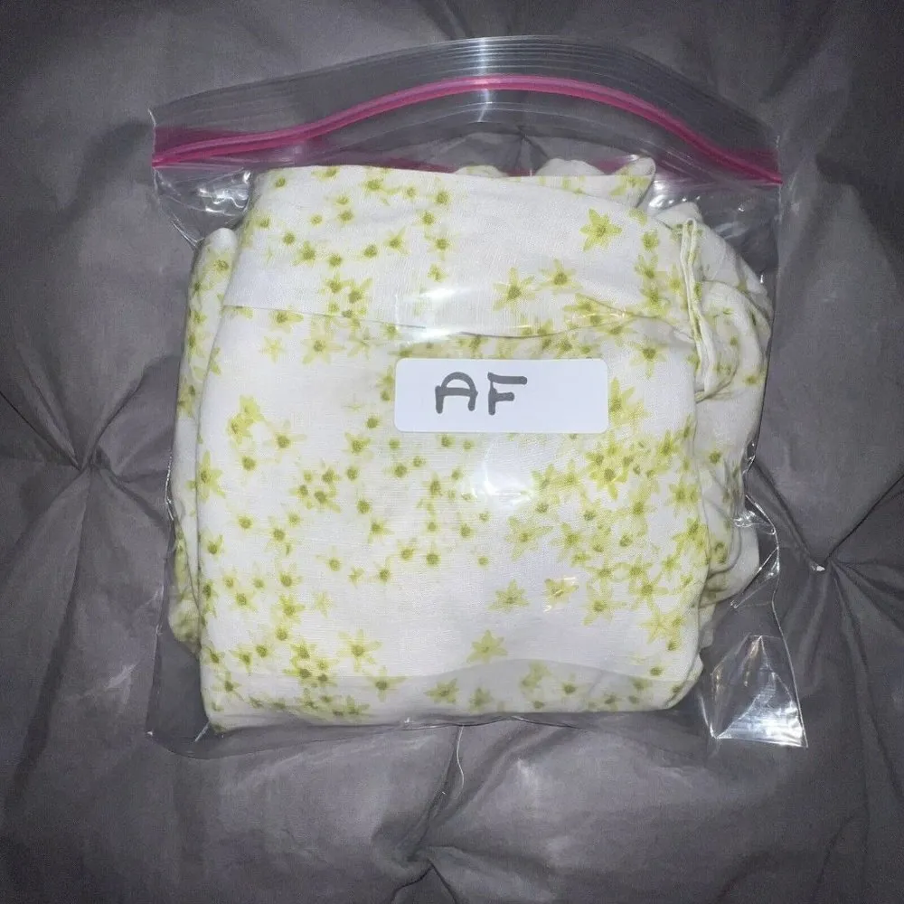 AllSaints Frida Amanzi Mini Skirt Skort Lime Green US Sz 8 Linen Blend‎ New $169 - Image 12