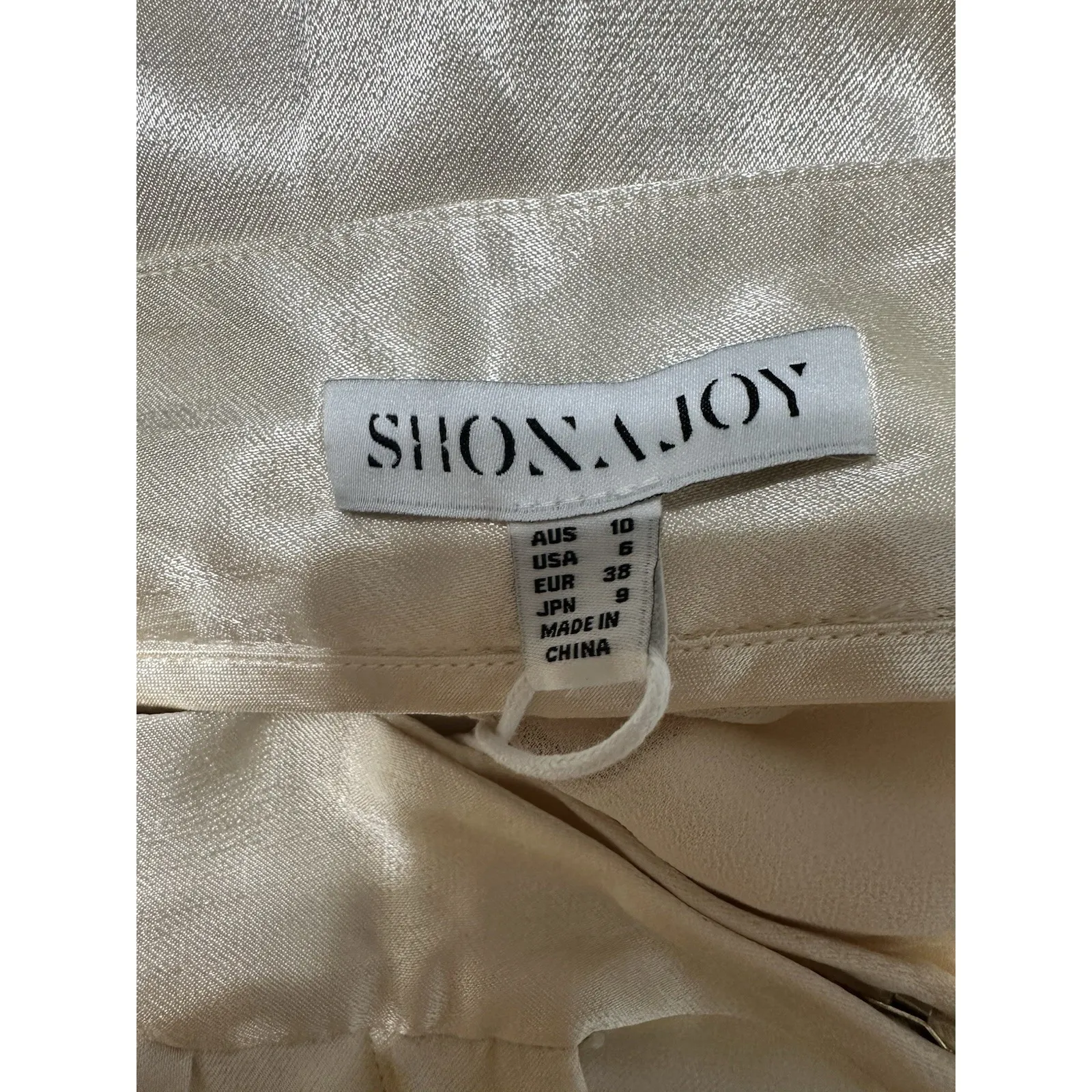 Shona Joy La Lune High Waisted Tailored Pants in Cream - NWT - Size 6 - Image 8
