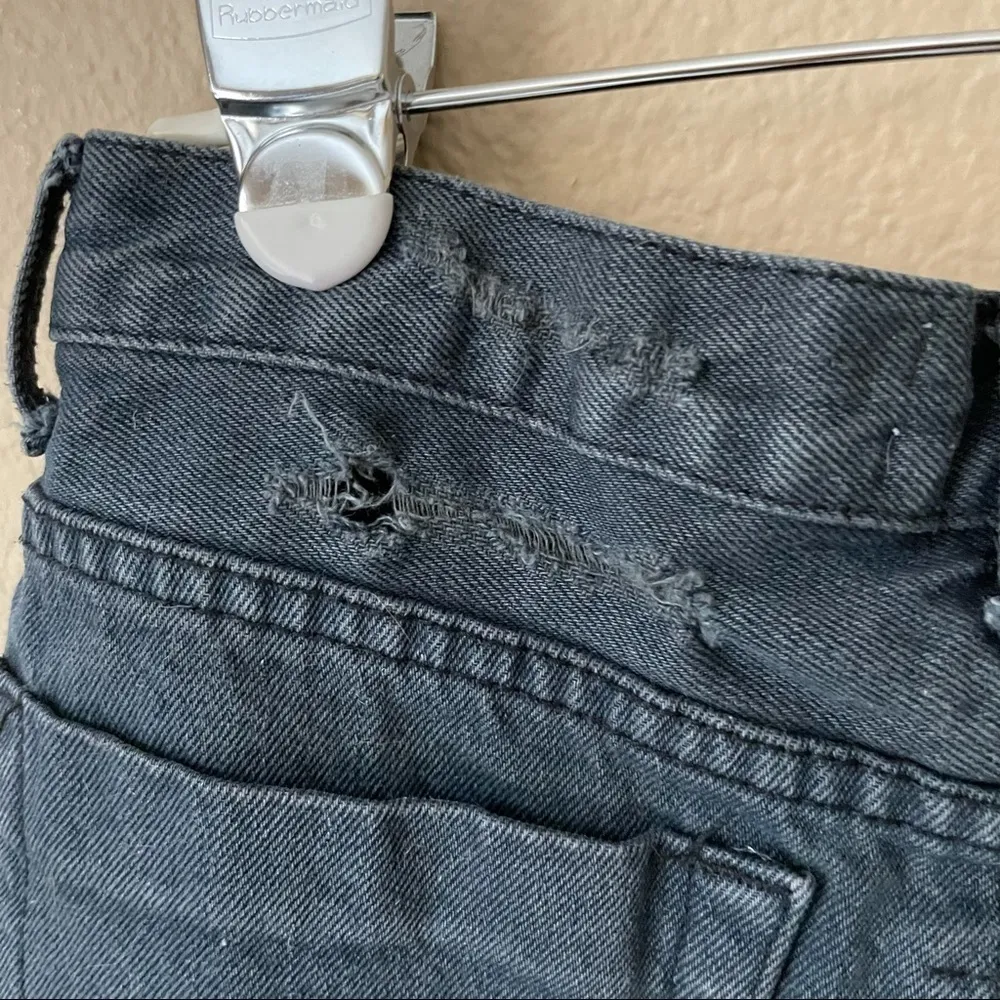 One Teaspoon Junkyard Button Fly Skirt Fox Black - Image 9