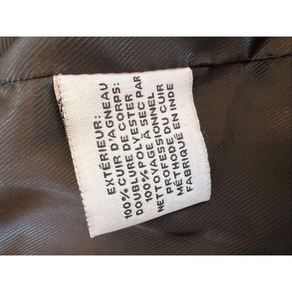 Walter Baker Marley Leather Blazer in Green Size Medium - Image 9