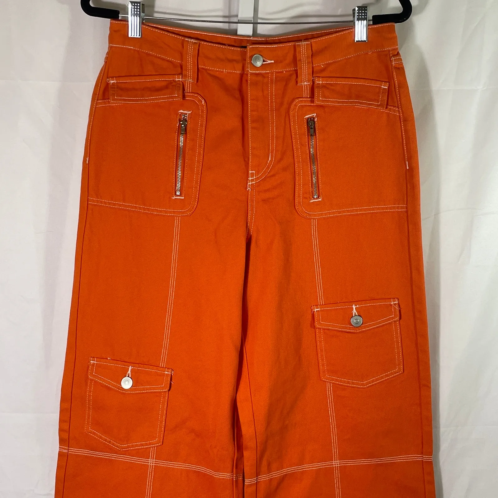 Forever 21 Cargo Pants - Women Size L - Orange - Image 2